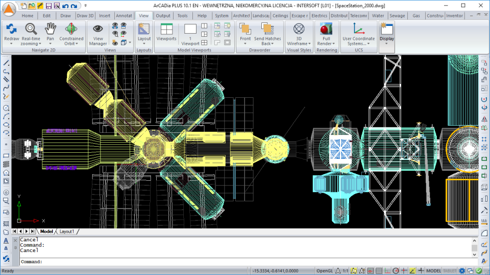 screenshot of ArCADiasoft CAD software